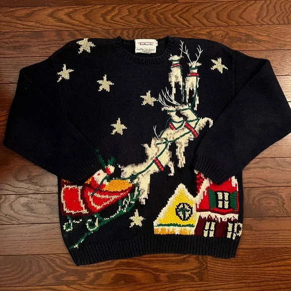 Vintage Y2K Talbot’s Christmas Sweater Size Small - Picture 1 of 5
